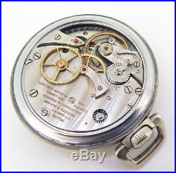 WWII Longines G. C. T 24 Hour US Army Air Corps Navigation Pocket Watch A-9 Case