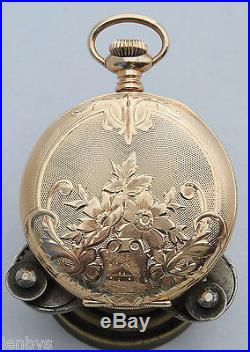 Wadsworth 14K Yellow Gold Pocket Watch Case 14 size 37.7 grams Very Nice
