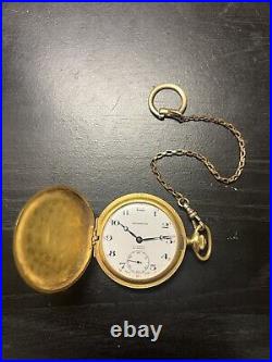 Wakmann Swiss Made 17 Jewels Incabloc Pocket Watch (12 KT Gold Filled Watch Fob)