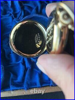 Waltham 0s 15 Jewel Pocket Watch, 14K Solid Gold Case, 585/1000 Fine