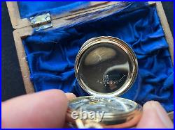 Waltham 0s 15 Jewel Pocket Watch, 14K Solid Gold Case, 585/1000 Fine