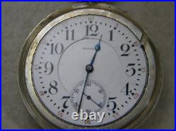 Waltham- 14125301- 1904- Display Case- Ruby & Sapphire- Open Face- Pocket Watch