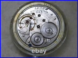 Waltham- 14125301- 1904- Display Case- Ruby & Sapphire- Open Face- Pocket Watch