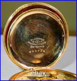 Waltham 14K Gold Antique American Full Hunter Case Pocket Watch ca. 1903