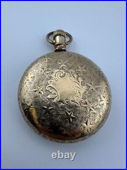 Waltham 15 Jewel Pocket Watch Model 1883 Grade Sterling Size 18s GF Case Working