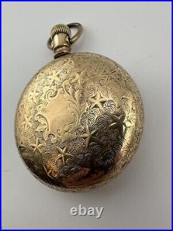 Waltham 15 Jewel Pocket Watch Model 1883 Grade Sterling Size 18s GF Case Working