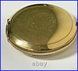 Waltham 16s Riverside Pocket Watch 14k Gf Fahys Monarch Coin Edge Case Runs