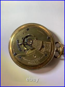 Waltham 1883 15j 18s Grade 81 Pocket Watch Hunters Case Working Excellent Petina