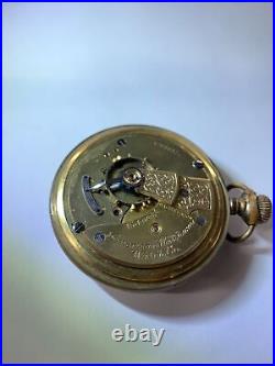 Waltham 1883 15j 18s Grade 81 Pocket Watch Hunters Case Working Excellent Petina