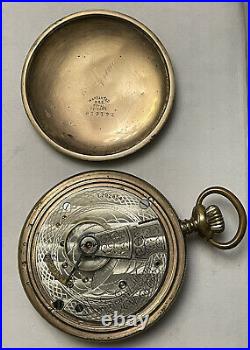 Waltham 1883 Pocket Watch 17928547 American Waltham Watch Co. Plated Case Antiq