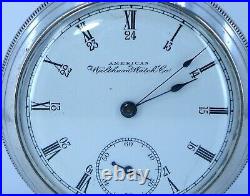 Waltham 1894 Bond St. Gr 1984 Fancy Flower Rose Case POCKET WATCH 14s 7j Runs