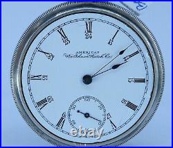 Waltham 1894 Bond St. Gr 1984 Fancy Flower Rose Case POCKET WATCH 14s 7j Runs