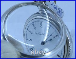Waltham 1894 Bond St. Gr 1984 Fancy Flower Rose Case POCKET WATCH 14s 7j Runs