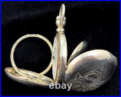 Waltham 18s 15J Appleton Tracy Key Wind Key Set Coin Silver Hunter Cased Ex Fine
