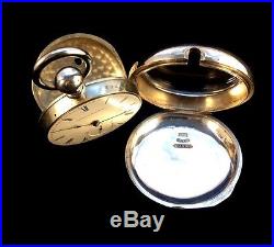 Waltham 18s 15 Jewel Key wind Key set Rarer Silver Hinged Pair Case Extra Fine