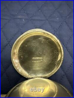 Waltham 18s 17j 1883 Pocket Watch Keystone Silveroid Case WithDisplay Box Serviced