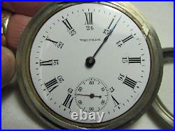 Waltham/1901 18 sz. Works PW in Silveroid case/Overall excellent condition