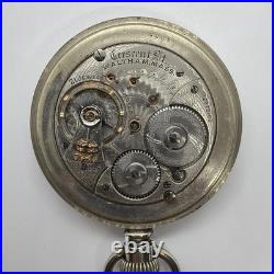 Waltham 21J Adjusted Crescent St 18s Horse Theme Case Railroad Pocket Watch Runs