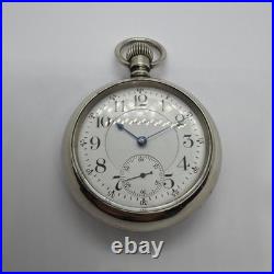 Waltham 21J Adjusted Crescent St 18s Horse Theme Case Railroad Pocket Watch Runs