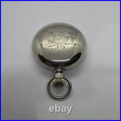 Waltham 21J Adjusted Crescent St 18s Horse Theme Case Railroad Pocket Watch Runs
