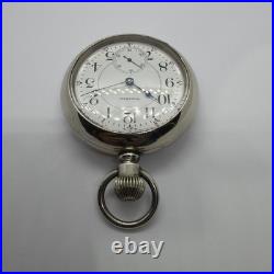 Waltham 21J Adjusted Crescent St 18s Horse Theme Case Railroad Pocket Watch Runs
