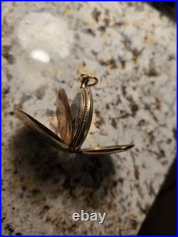 Waltham 6-Size Hunter Case Pocket Watch Gold Filled, Super Clean & Running