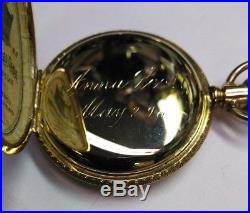 Waltham 6s. Fancy dial 11 jewels gold filled case near mint restored very nice