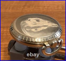 Waltham Antimagnetic Pocket Watch Montgomery Dial Swiss Movt. Gold Plate Case