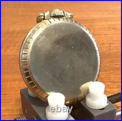 Waltham Antimagnetic Pocket Watch Montgomery Dial Swiss Movt. Gold Plate Case