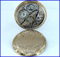 Waltham Art Nouveau Gold Filled Gr 635 Fancy Case POCKET WATCH 16s 17j RUNS