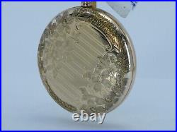 Waltham Art Nouveau Gold Filled Gr 635 Fancy Case POCKET WATCH 16s 17j RUNS