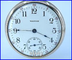 Waltham Art Nouveau Gold Filled Gr 635 Fancy Case POCKET WATCH 16s 17j RUNS