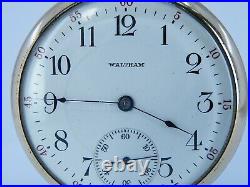 Waltham Art Nouveau Gold Filled Gr 635 Fancy Case POCKET WATCH 16s 17j RUNS