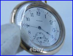 Waltham Art Nouveau Gold Filled Gr 635 Fancy Case POCKET WATCH 16s 17j RUNS