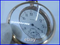 Waltham Art Nouveau Gold Filled Gr 635 Fancy Case POCKET WATCH 16s 17j RUNS