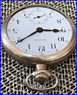 Waltham Bartlett Model 1908 Pocket Watch 16 Size 17 Jewel Gold Filled Case