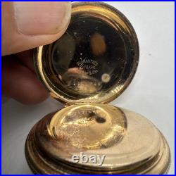Waltham Beautiful 6s Warranted 20YR Gold Filled Hunting Case Pocket Watch Runs