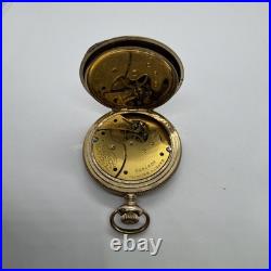 Waltham Beautiful 6s Warranted 20YR Gold Filled Hunting Case Pocket Watch Runs
