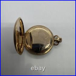 Waltham Beautiful 6s Warranted 20YR Gold Filled Hunting Case Pocket Watch Runs