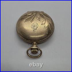 Waltham Beautiful 6s Warranted 20YR Gold Filled Hunting Case Pocket Watch Runs