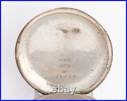 Waltham Broadway Pocket Watch in Coin Silver No. 1 Case Key Wind Key Set