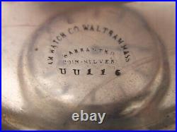 Waltham Coin Silver Pocket Watch Running Very Nice Hunter Case Ps Bartlett