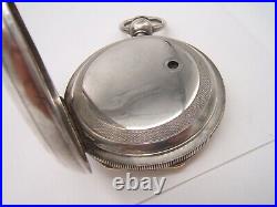 Waltham Coin Silver Pocket Watch Running Very Nice Hunter Case Ps Bartlett