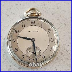 Waltham Colonial vintage pocket watch, 17 Jewels, 10K Gold Filled case