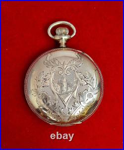 Waltham Gold-Filled Hunter Case Ladies Pocket Watch, Size 6