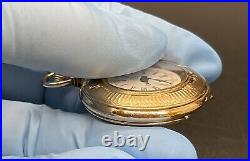 Waltham Gold Filled Ladies Pocket Watch Working Condition