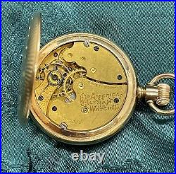 Waltham Gold Filled Ladies Pocket Watch Working Condition