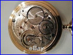 Waltham Grade 845 21 jewels railroad watch 14K. Gold filled case very nice