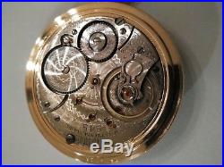 Waltham Grade 845 21 jewels railroad watch 14K. Gold filled case very nice