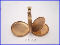 Waltham Hunter Case Pocket Watch Gold Filed 20 Year Case 15j Running